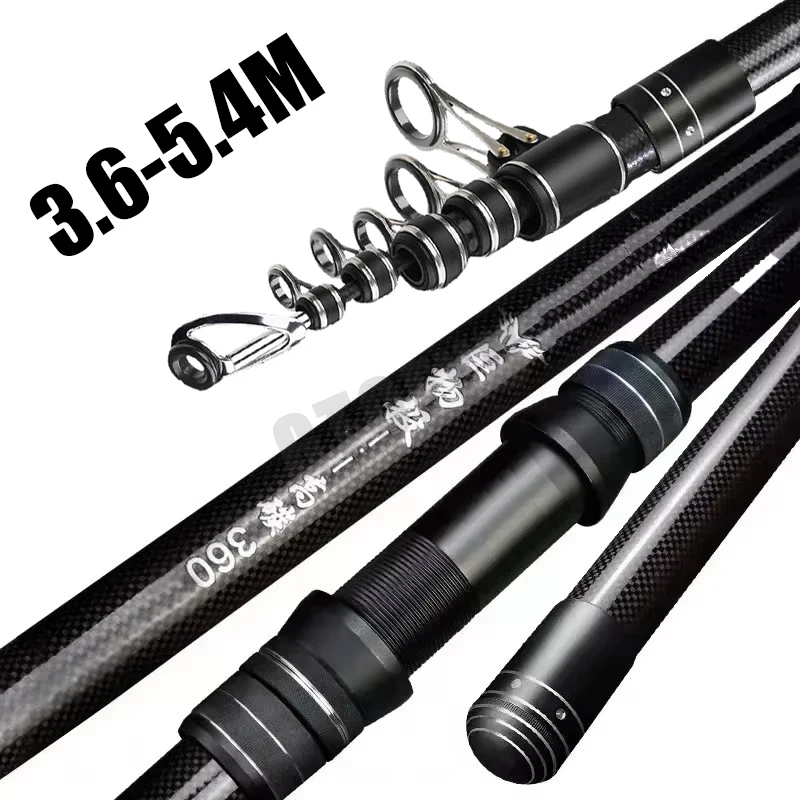 Fishing Rod Surf - Canna da Pesca Telescopica 3.6m 4.5m