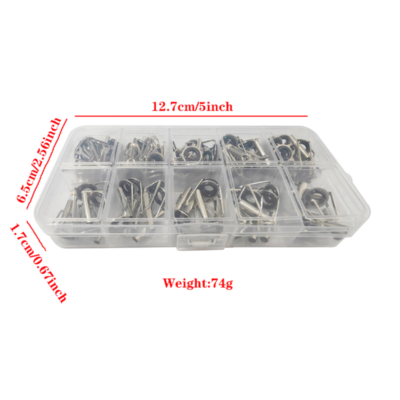 75 pz/set Kit di riparazione p - Fishing Rod Tip Replacement recensione e prezzo